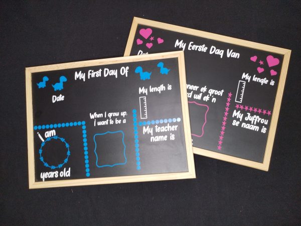 First day of chalkboard