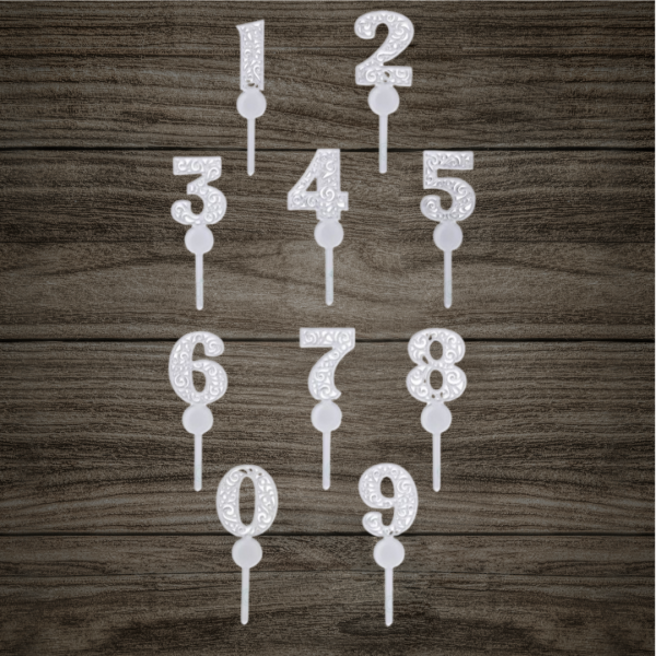 Number Cake Topper