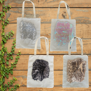 Sequin Tote Bag