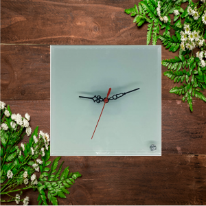 Square Glass Clock