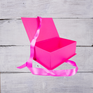 Small Bookstyle Box with Ribbon