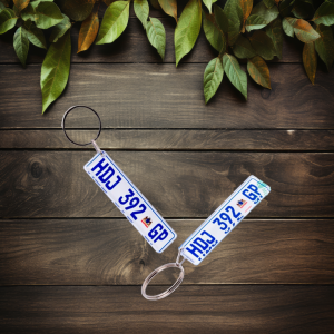 Number Plate Keyring